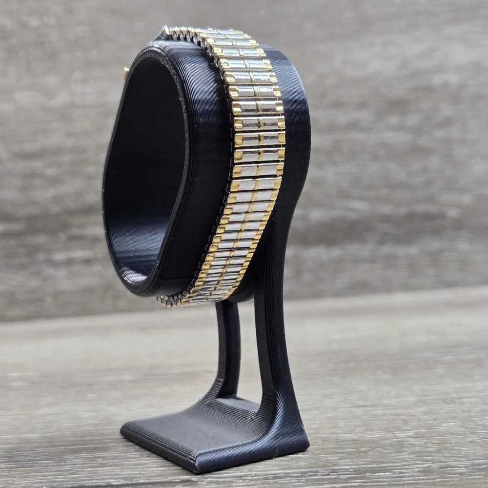 Anne Klein‎ II Two Tone Stainless Steel Women's Round Quartz Watch  6.5
